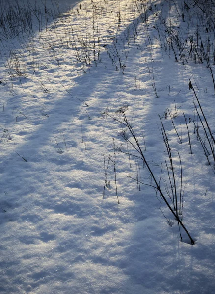 Vista de la textura de nieve —  Fotos de Stock